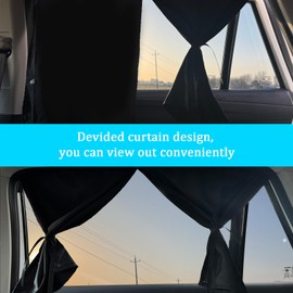 2PCS Car Window Shades, Magnetic Car Window Sunshade with Suction Cup, Black Privacy Window Curtains for Baby Protection