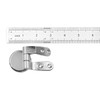ANCLLO Toilet Seat Hinges Replacement Fixed Hinge Repair Kit Bathroom