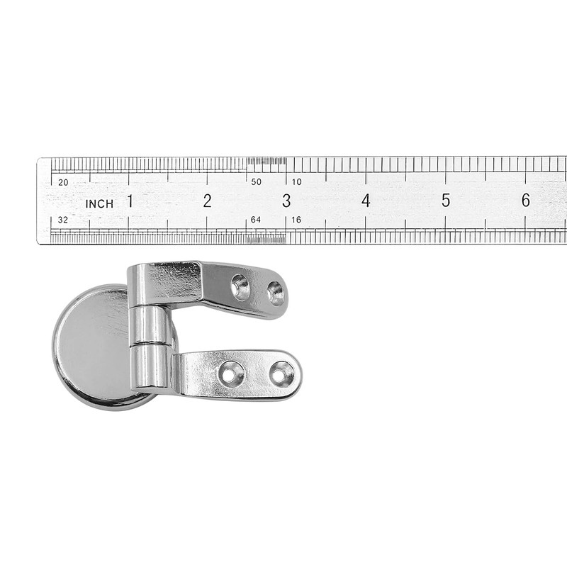 ANCLLO Toilet Seat Hinges Replacement Fixed Hinge Repair Kit Bathroom