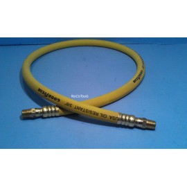 Goodyear USA 3 Foot 3/8" 250 PSI Rubber Air Hose Pigtail Whip Dual Swivel Ends
