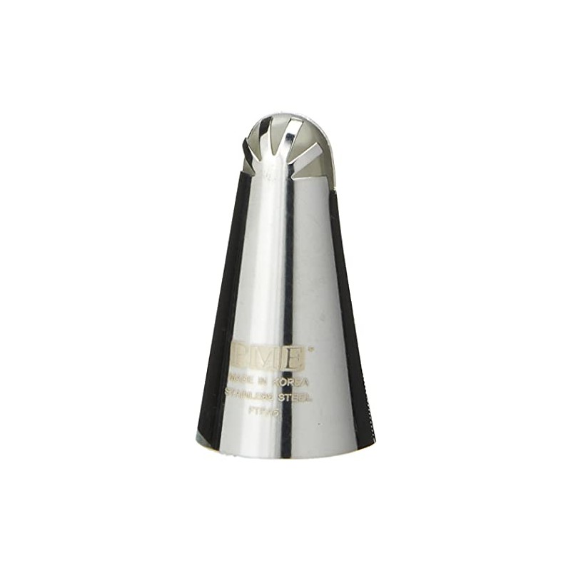 PME Seamless Stainless Steel Multiple Frill Design Frill Tube,Silver,1.72 x