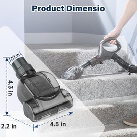 RONGJU Pet Hair Power Brush Tool Attachment for Shark Navigator Lift-Away Upright Vacumm NV350, Replacement Parts Numbers 119FFJ