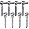 Insaga Cast 304 Stainless Steel Gate Hinges Heavy Duty, 4Pair