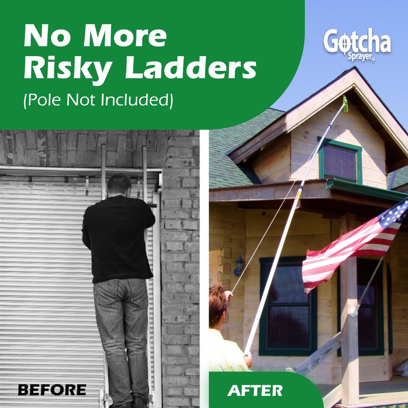 Gotcha Sprayer Homeowner Combination Kit - Includes a 16oz. Reusable,