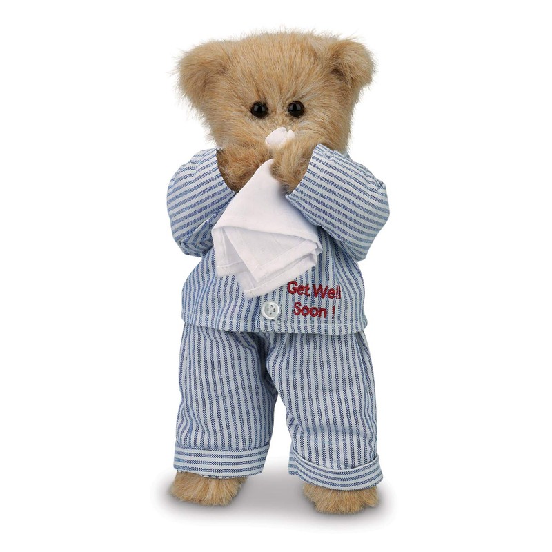 Bearington Illie Willie Plush Stuffed Animal Get Well Soon Teddy