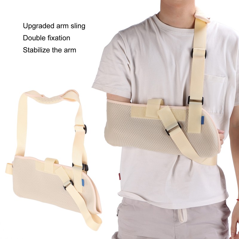 Ober Arm Sling Comfortable Adjustable Shoulder Immobilizer with Waist Strap