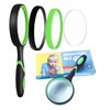 Magnifying Glass, Large Magnifying Glass, 10X Magnifying Glass Handheld Magnifier