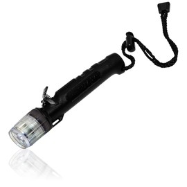 Saekodive Lite LED Flashlight - 150 Lumens Underwater Dive Light - Waterproof Torch Light for Outdoor Activities - Scuba Gear, Technical, Cave, Hunting, Camping Accessories (Black)