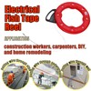 30M Fiberglass Fish Tape Reel Puller Conductive Electrical Cable Puller