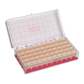 Wheaton 228780 M-T Vial File for Storing 40 4mL Vials (Case of 6)