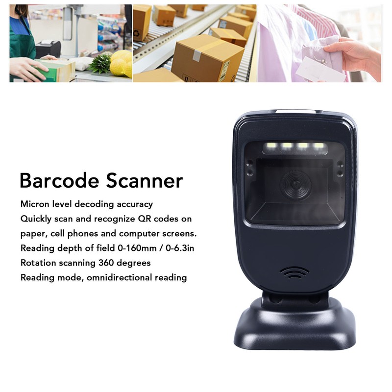 Barcode Scanner Multifunctional Accurate Efficient Scanning Bar Code Reader for