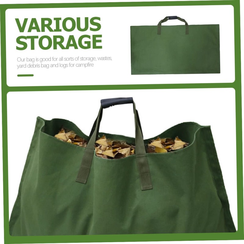 CAXUSD Folding Gardening Leaf Bag Large Storage Bag for Garden