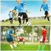 iMoebel Football Shin Pads Including Stocking with Pocket and Anti-Slip
