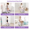 Foldable Toddler Step Stool for Bathroom Sink - 2-Step Kids