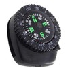 Mini Black Button Navigation Device - Compact Survival Compass for