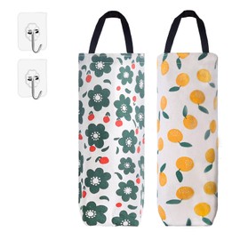 Betinyar 2Pcs Plastic Bag Holder, Grocery Bag Holder, Plastic Bag Storage Organizer, Plastic Bag Holders for Grocery Bags