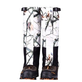 Snow Leg Gaiters Waterproof Snow Boot High Gaiters Snow Camo Legging Warmer Cover for Hiking Ski Hunting Climbing