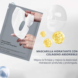 Mascarilla Bio Colágeno: Mascarilla de ColáGeno-Mascarilla Colageno para Minimiza