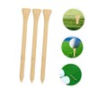 CORHAD 40 Pcs Bamboo Golf Tees Set Adjustable Height Golf