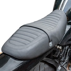 Motorcycle Complete Seat One-Piece Front Driver Rear Passenger Saddle Cushion Pillion Pad Compatible with Z900RS Z900 RS 2018 2019 2020 2021 2022 2023 2024 2025, Black