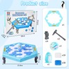 TIVUNORON Penguin Family Board Game, Penguins Ice Cube Game, Save