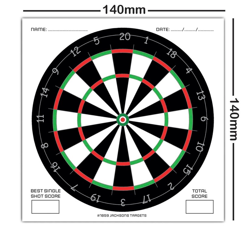100 PAPER TARGETS (25 of each design) Air Gun Pistol