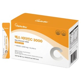 Hello Bio Max Vitamin C 3000 90p, 270g, 1 piece / 헬로바이오 맥스 비타민C 3000 90p, 270g, 1개
