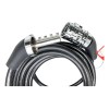 Candado Cable De Seguridad Con Combinación Para Bici O Moto