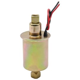 VIKKSAER E8012S Universal 12V Electric Fuel Pump, 5-9 PSI Micro Electric Fuel Pump, 30 GPH Inline Low Pressure Pump for Gas & Diesel, Replaces#FD0002, P60430, 6414671