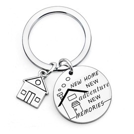 MADHAHEFU New Home Keyring First Home Gifts Housewarming Gifts for Men Women New Home Present Jewellery