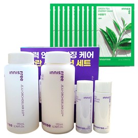 Innisfree 2-piece poultry orchid set + 10 green tea masks / 이니스프리 한란 2종세트+그린티 마스크 10매