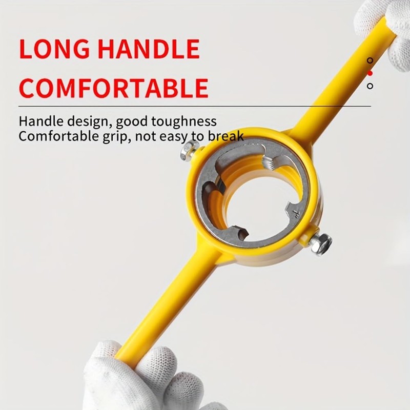 Fahgaer 6Pcs PVC Thread Maker Tool, Pipe Threader Plumbing Tool