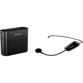 FONESTAR ALTA-VOZ-W30 Portable Voice Amplifier USB/MicroSD/MP3 with Wireless Microphone - Black
