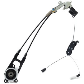 Lisnhlin Rear Left Driver Side Power Sliding Door Cable Replacement for Toyota for Sienna 2011-2020 Auto Door Spool Control Bracket Cable without Motor Replace 85016-08011 85016-08010 Linkage Assembly