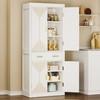 YITAHOME Kitchen Pantry Storage Cabinet, 72.4" Tall Freestanding Modern Cupboard