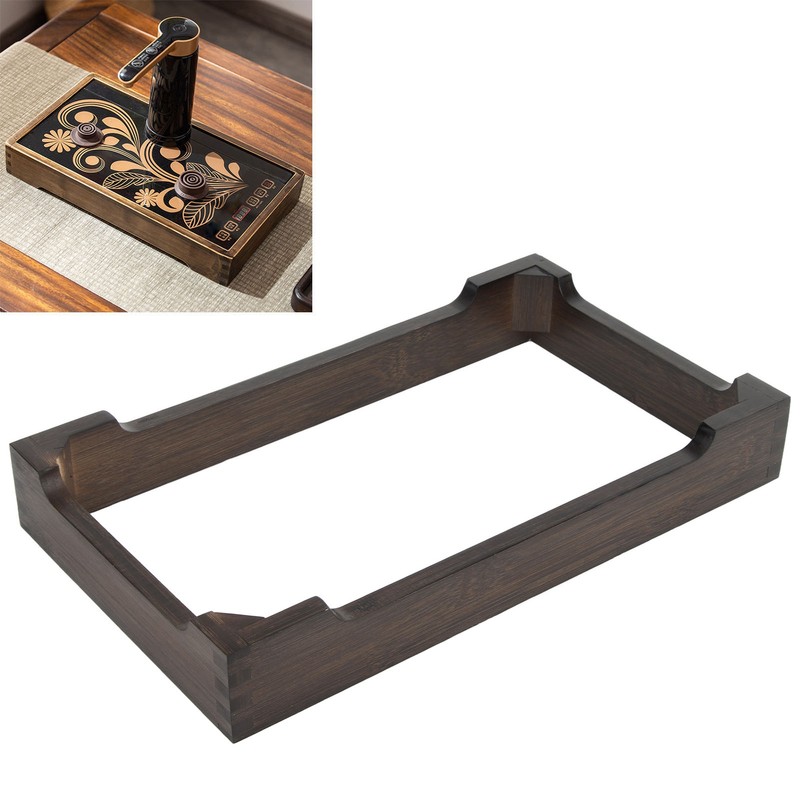 Induction Cooker Wood Frame Minimalist Stable Embedded Electric Tea Stove