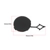 Briny River Car Rear Bumper Tow Eye Cover ABS Tow