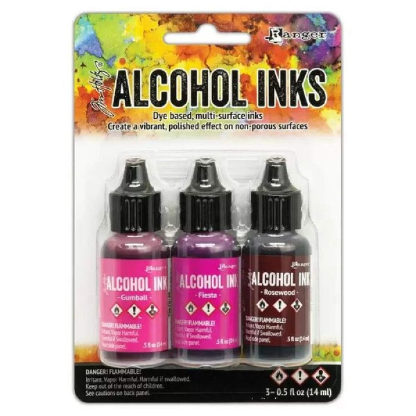 Tim Holtz - Ranger Alcohol Ink 3PKG, Pink/Red Specturm
