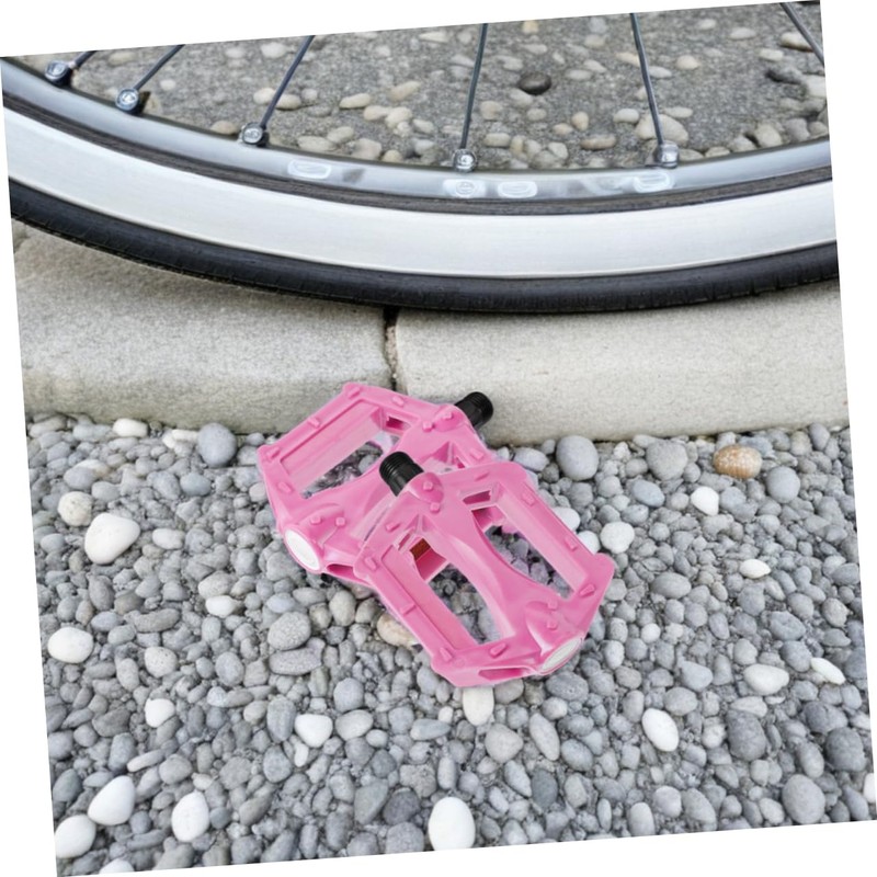 WOONEKY 2 Pairs Bicycle Pedals of Durable Pedals Bright Colors