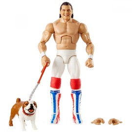 WWE British Bulldog Davey Boy Smith Elite Collector's Edition Action Figure Wrestling 18 cm