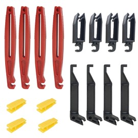 Car Fuse Puller, Pack of 16, Car Fuse Puller, Fuse Pliers for Automotive Fuses Replacement, Fuse Clips, Plastic Car Fuse Tool (4 Sizes)