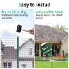 AggFencer 4.8 Ft Fence Post 10Pack, U Post for Wire