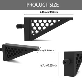 Honeycomb Structure Heavy Duty Shelf Brackets Compatible Suncast Sheds,2 Pack, Brackets Only