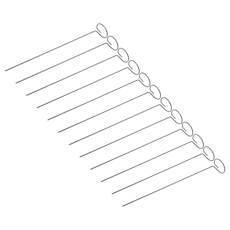 12Pcs Plant Stakes Reusable Plant Sticks Support Anti Rust Stem