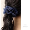 JewelVOX Scrunchie Hair Accessories, Organza, Chiffon, Ruffle, Stylish, Popular, Adult