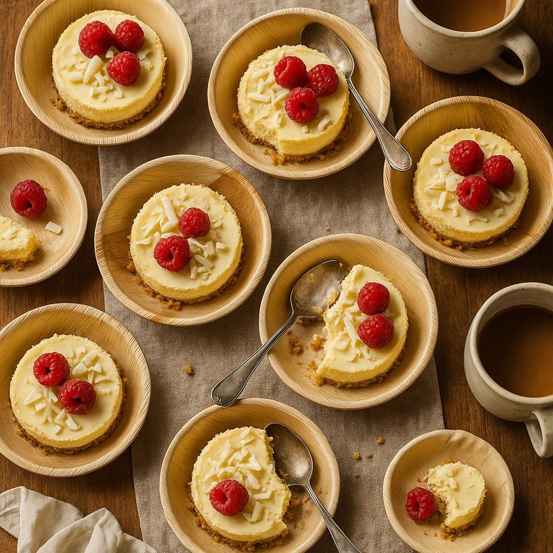 Leafware™ 25-Pack 5-Inch Areca Palm Leaf Bowls – Compostable, Leak-Proof,