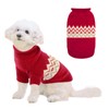Queenmore Warm Dog Sweater, Soft Pet Knitwear, Knitted Pullover, Winter
