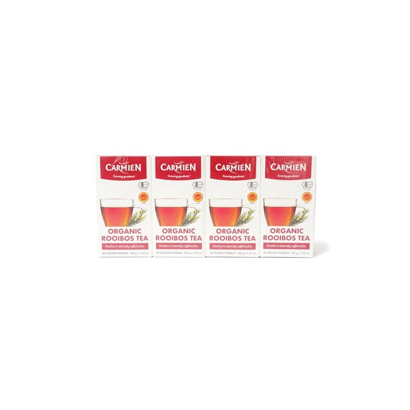 CARMIEN (Carmien) Organic Rooibos Tea, Tea Pack 40 Bags (100g)