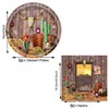 100Pcs Western Cowboy Party Supplies 7"Wild West Cowboy Plates Cowboy