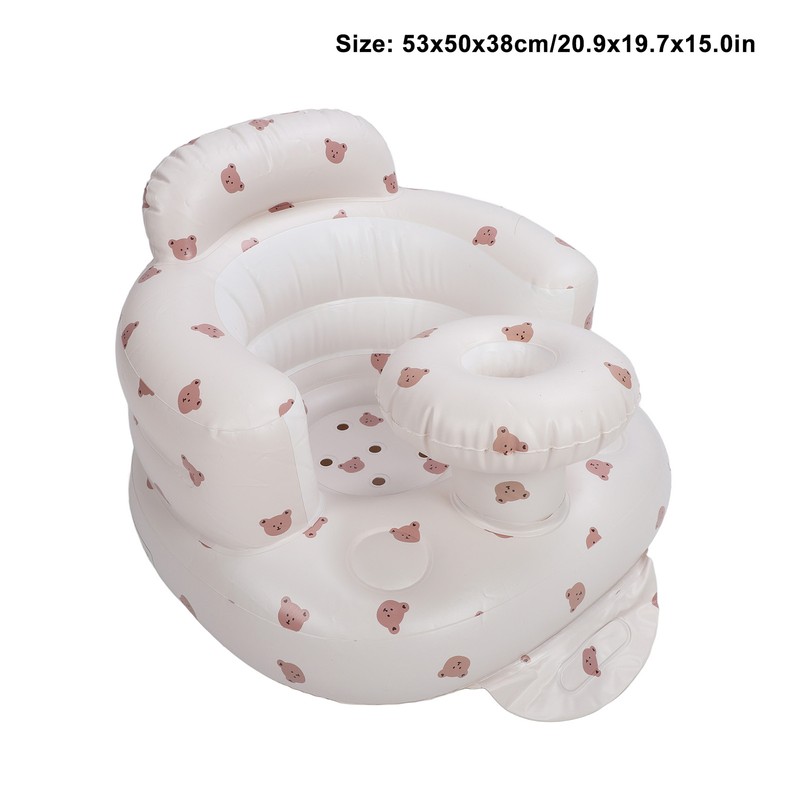 Baby Inflatable Seat Infant Back Support Sofa Sitting Up Toddler